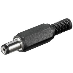 CONECTOR JACK ALIMENTACION M 1,7x5,5x9mm