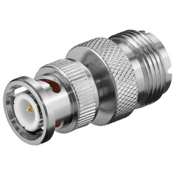 ADAPTADOR BNC MACHO-UHF PL259 HEMBRA