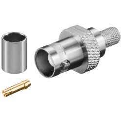 CONECTOR BNC HEMBRA RG59 CRIMPAR