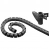 TUBO CUBRE CABLES 20mmX2,5M NEGRO+Aplica