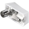 CONECTOR PAL ANTENA M CODO BLANCO