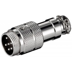 CONECTOR MICROFONICO 6POLOS M AEREO