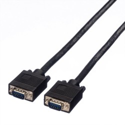 CABLE VGA M-M 15MTS NEGRO SIN FERRITAS