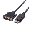 CABLE DISPLAYPORT M-DVI-D M 1M NEGRO LSZ