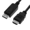 CABLE DISPLAYPORT M-HDMI MACHO 2M