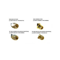CONECTOR RP-SMA RG58 CUERPO M PIN H