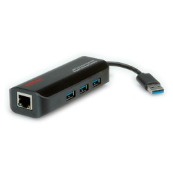 ADAPT USB A 3.0-RJ45 H100/1000 ETHER+HUB