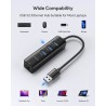 ADAPT USB A 3.0-RJ45 H100/1000 ETHER+HUB