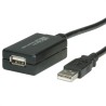 CABLE USB A 2.0 M-H AMPLIFICADO 12M