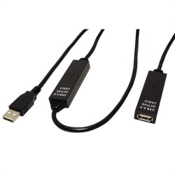 CABLE USB A 2.0 M-H AMPLIFICADO 30M