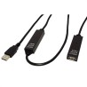 CABLE USB A 2.0 M-H AMPLIFICADO 30M