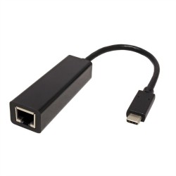 ADAPTADOR USB C M-RJ45 H NEGRO 15cm