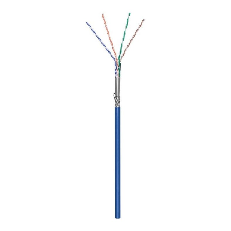 CABLE SFTP CAT5E FLEXIBLE AZUL (100M)
