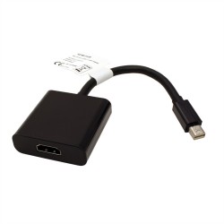 ADAPTADOR MINIDP M-HDMI H V1.1 15cm NEGR