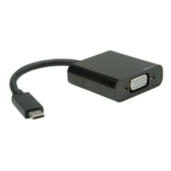 ADAPTADOR USB C M- VGA H NEGRO 15cm