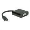 ADAPTADOR USB C M- VGA H NEGRO 15cm