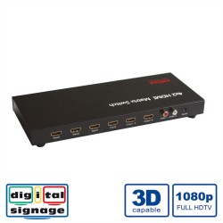 SWITCH HDMI 4 ENTRADAS 2 SALIDAS+MANDO