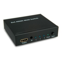SWITCH HDMI 3 ENTRADAS 1 SALIDA+MANDO