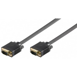CABLE VGA M-M 0,8MTS NEGRO