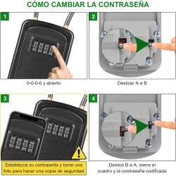 CAJA SEGURIDAD CLAVE LLAVES Tipo CANDADO