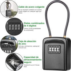 CAJA SEGURIDAD CLAVE LLAVES Tipo CANDADO