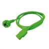CABLE ALIMENTACION RED-CPU C13 1,8MVERDE