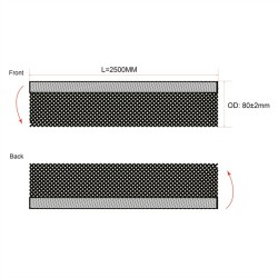 CUBRE CABLEFUNDAEXPANDIBLE+VELCRO 2,5M N