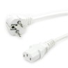 CABLE ALIMENTACION RED-CPU C13 1,8M BLAN