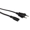CABLE ALIMENTACION RED-FORMA 8 1,8M NEGR