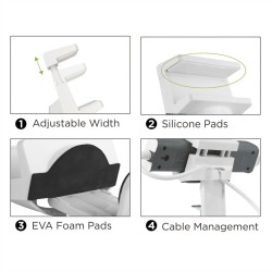 SOPORTE PARA REGLETA DE SOBREMESA