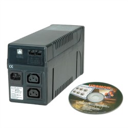 SAI UPS 600VA Con USB PORT 2x Salida C13