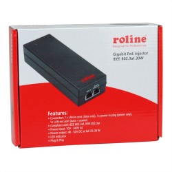 INYECTOR RJ45 10/100/1000 POE+ 30W 48V
