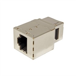 DOBLE HEMBRA RJ45 FTP CAT6A PANEL KEYSTO