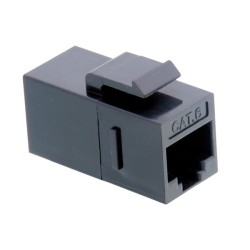 DOBLE HEMBRA RJ45 UTP CAT6 PANEL KEYSTON