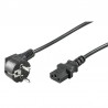 CABLE ALIMENTACION RED-CPU C13 2,5M NEGR