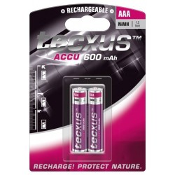 PACK 2u/ PILA HR03 RECARGABLE AAA R600mA