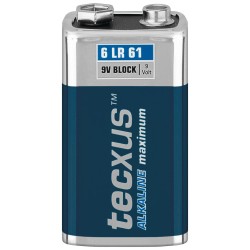 PILA ALKALINA 9V 6LR61 TECXUS