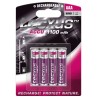 PACK 4U/ PILA HR3 RECARGABLE AAA R1100mA