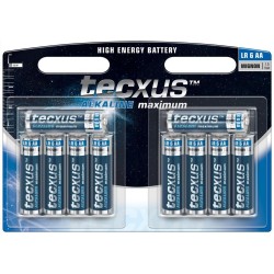 PACK 10u/ PILA LR6 ALKALINA AA TECXUS