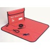 KIT TAPETE ANTIESTATICO PORTATIL ROJO