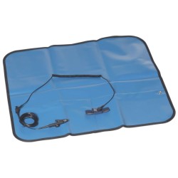 KIT TAPETE ANTIESTATICO PORTATIL AZUL
