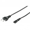 CABLE ALIMENTACION RED-FORMA 8 1,8M NEGR