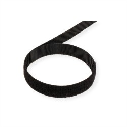 ROLLO DE VELCRO 10mmX25MTS NEGRO