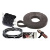 ROLLO DE VELCRO 10mmX25MTS NEGRO