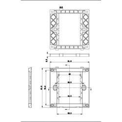 MARCO+BASTIDOR 43,8x65 BLANCO VALUE