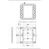 MARCO+BASTIDOR 43,8x65 BLANCO VALUE
