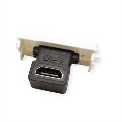 MODULO 45X22,5 CONECTOR HDMI H-H CODO