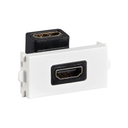 MODULO 45X22,5 CONECTOR HDMI H-H CODO