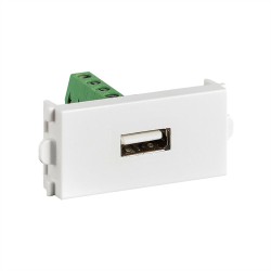 MODULO 45X22,5 CONECTOR USB HEMBRA-BORNA