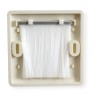 CAJA SUPERFICIE 86x86 F40mm CON CEPILLLO